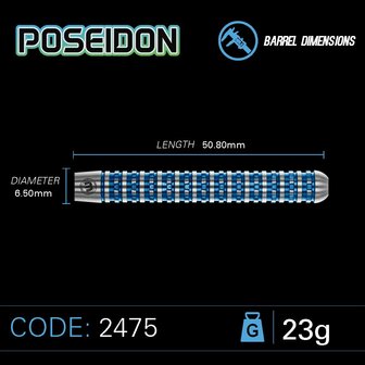 Winmau Poseidon 23 gram