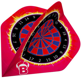 BULL&#039;S Motex Red Dartboard