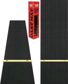 Dartmat 300x90 Rubber + Oche