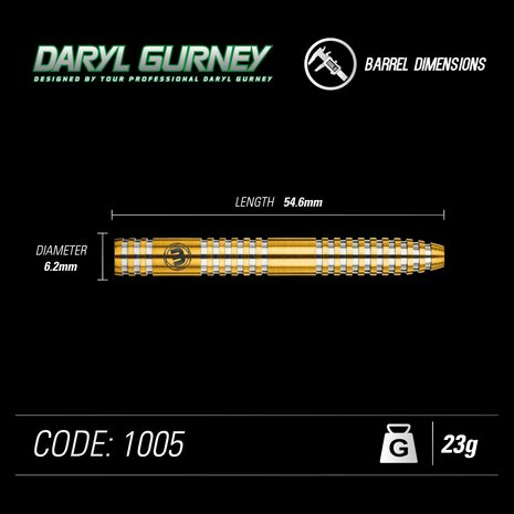 Winmau Daryl Gurney 23 gram