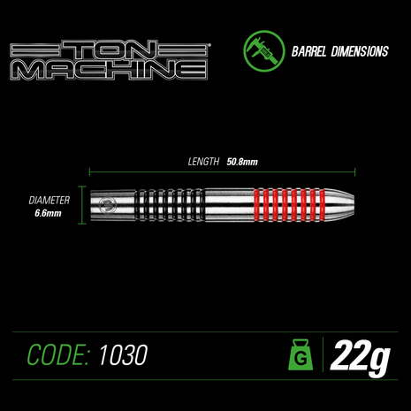 Winmau Ton Machine 22 gram